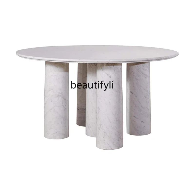 Q Nordic Simple Marble Dining-Table round Conference Table European Living Room Home Dining Table
Q Nordic Simple Marble Dining-Table round Conference Table European Living Room Home Dining Table