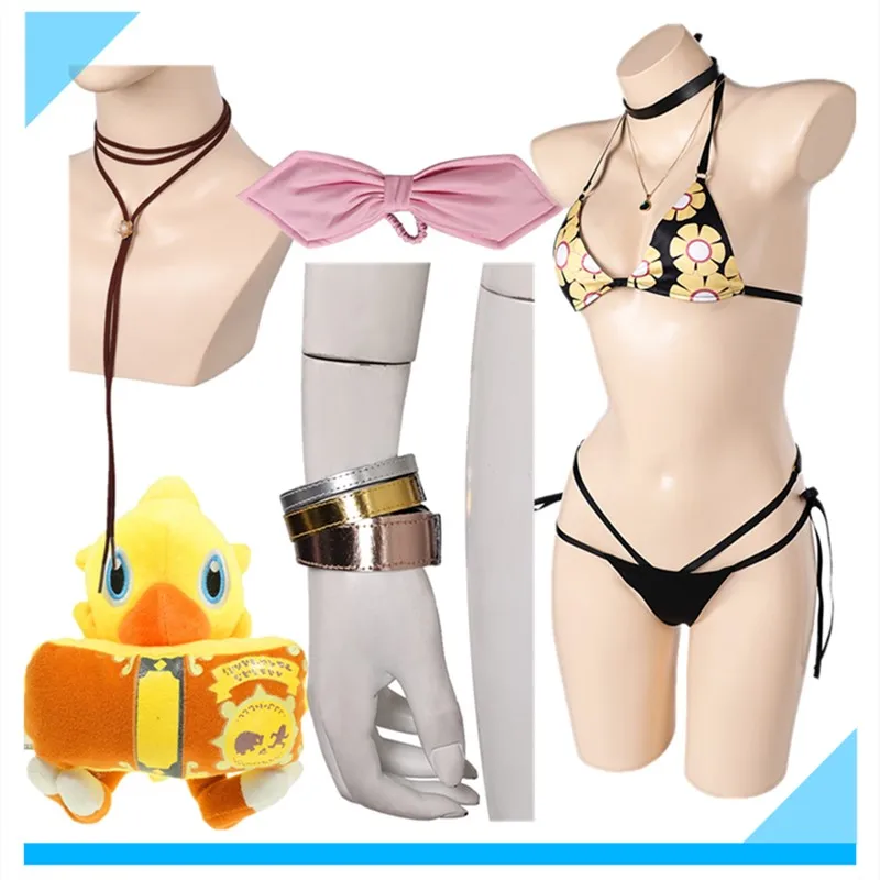 Aerith Gainsborough Cosplay Bracelet Necklace Bow Tie Headwear Wristband Adult Fantasy Tifa Lockhart Fantasia Swimsuit Costume
Aerith Gainsborough Cosplay Bracelet Necklace Bow Tie Headwear Wristband Adult Fantasy Tifa Lockhart Fantasia Swimsuit Costume