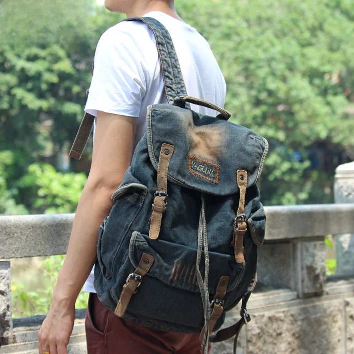 2024 New Korean Style Unisex Double Shoulder Backpack Canvas Traveling Rucksack Vintage Denim Student Bookbag Trendy Bag
2024 New Korean Style Unisex Double Shoulder Backpack Canvas Traveling Rucksack Vintage Denim Student Bookbag Trendy Bag