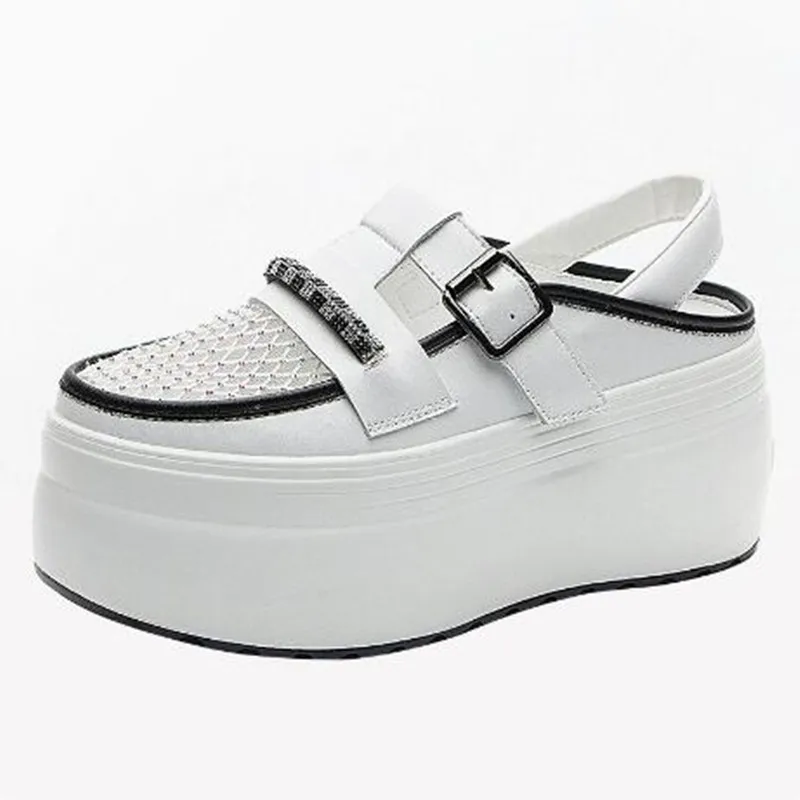 2026 New Air Mesh Genuine Leather Platform Chunky Sneakers 8cm Women Sandals Casual Hollow Rhinestone White Summer Slippers Shoe
2026 New Air Mesh Genuine Leather Platform Chunky Sneakers 8cm Women Sandals Casual Hollow Rhinestone White Summer Slippers Shoe