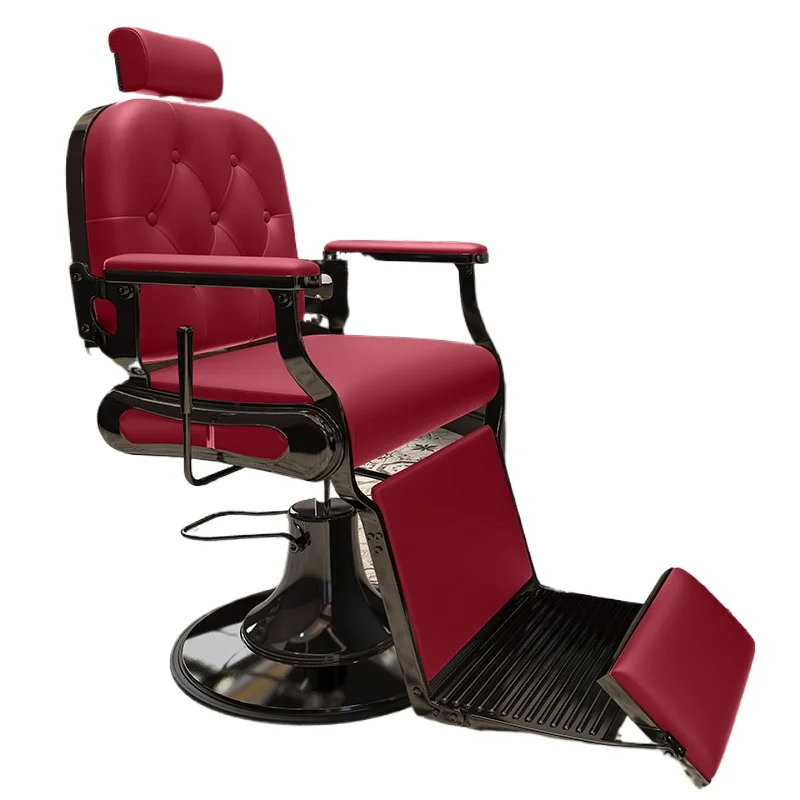 *Oil Head Barber Chair Shop Black Hairdressing Retro Hair Chair Gallery Foldable Cadeira Ergonomica Salon Equipment Furniture
*Oil Head Barber Chair Shop Black Hairdressing Retro Hair Chair Gallery Foldable Cadeira Ergonomica Salon Equipment Furniture