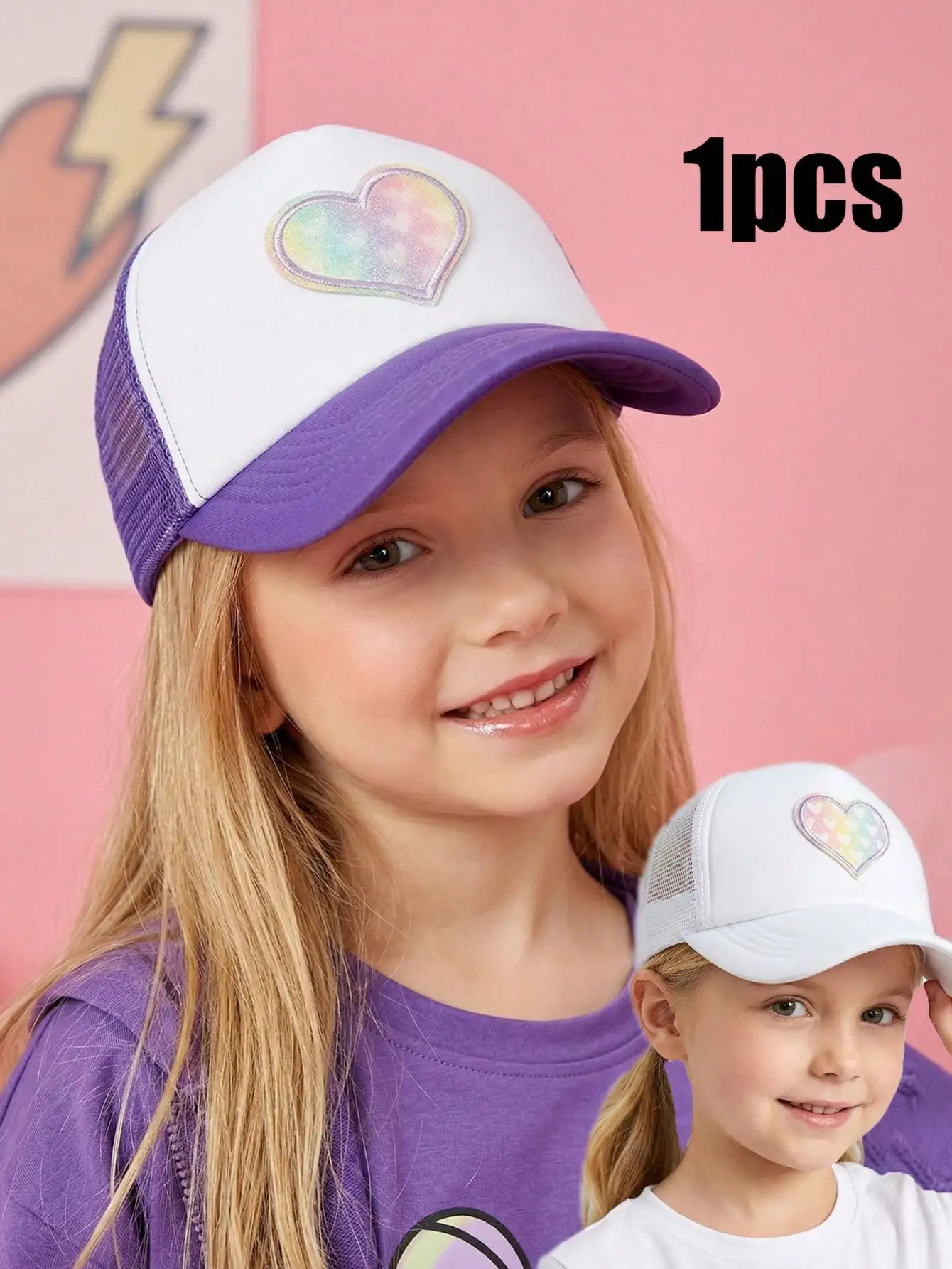 1Pc 3-8Y Kids Sequins Heart Mesh Baseball Cap Breathable Summer Sports Hat Adjustable Back Buckle For Running Golf Hiking
1Pc 3-8Y Kids Sequins Heart Mesh Baseball Cap Breathable Summer Sports Hat Adjustable Back Buckle For Running Golf Hiking