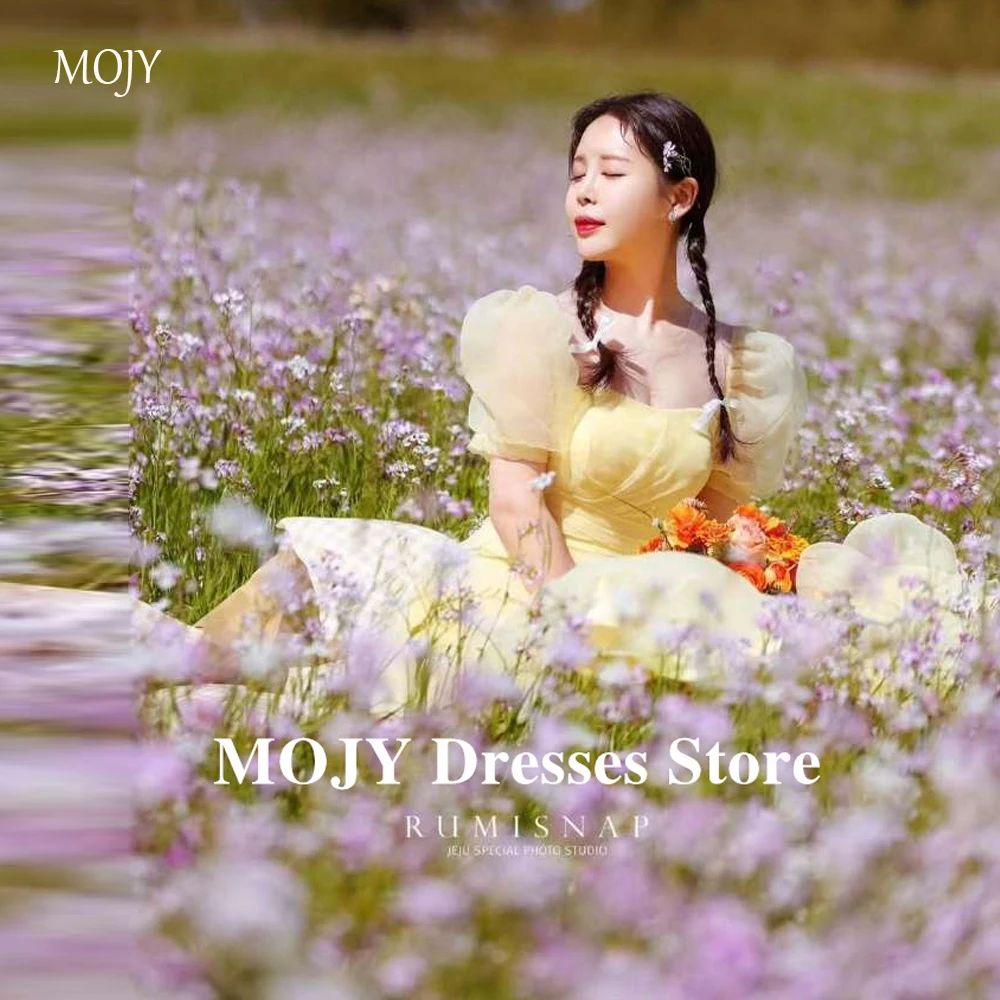 Mojy Simple Fairy Yellow Evening Dresses Silk Organza A Line Garden Wedding Photo shoot Korea Prom Party Gowns Corset Customized
Mojy Simple Fairy Yellow Evening Dresses Silk Organza A Line Garden Wedding Photo shoot Korea Prom Party Gowns Corset Customized