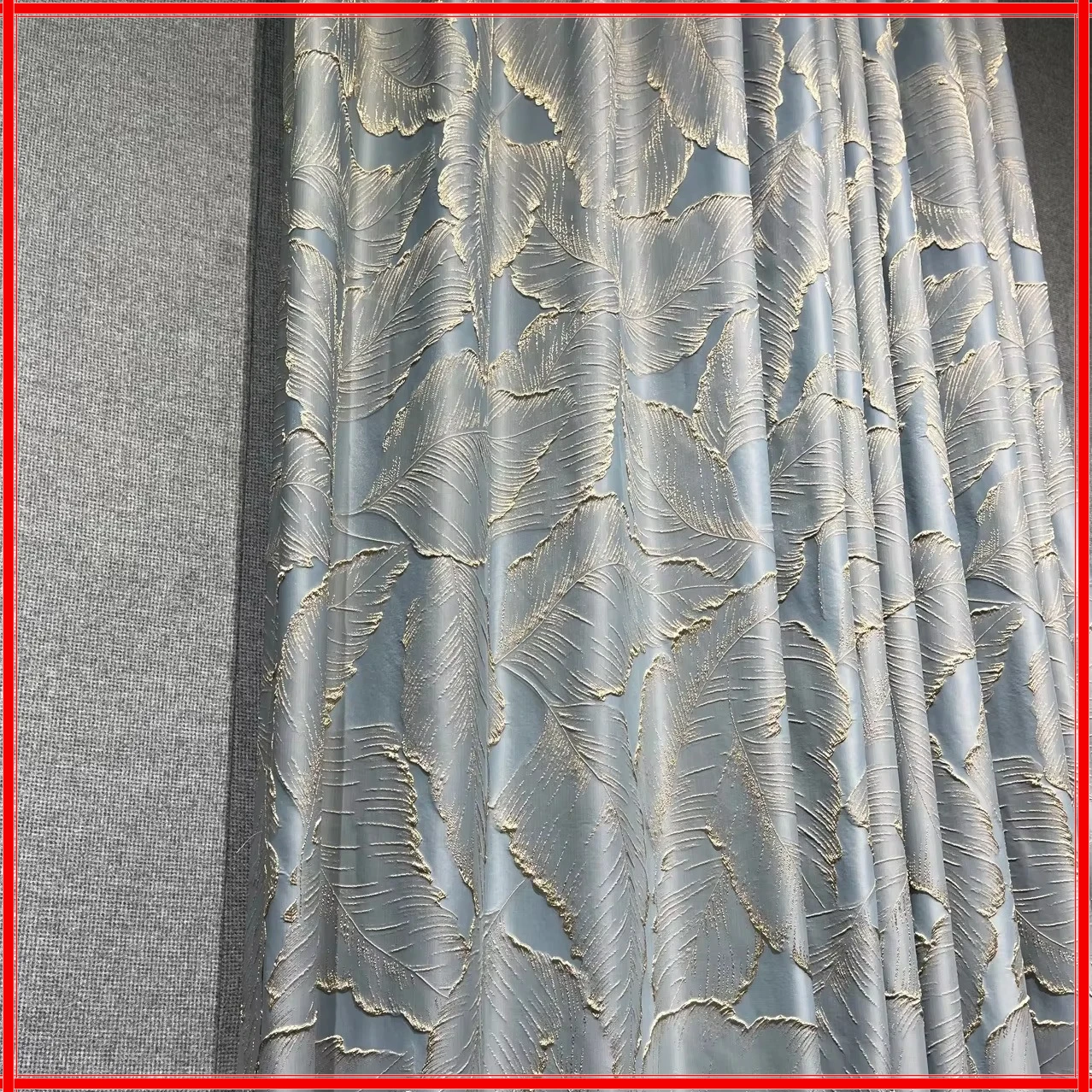 Modern Gray Thread Jacquard Beige 3D Leaves Luxury Curtains for Living Room Bedroom Dining Window Blackout Custom Precision
Modern Gray Thread Jacquard Beige 3D Leaves Luxury Curtains for Living Room Bedroom Dining Window Blackout Custom Precision
