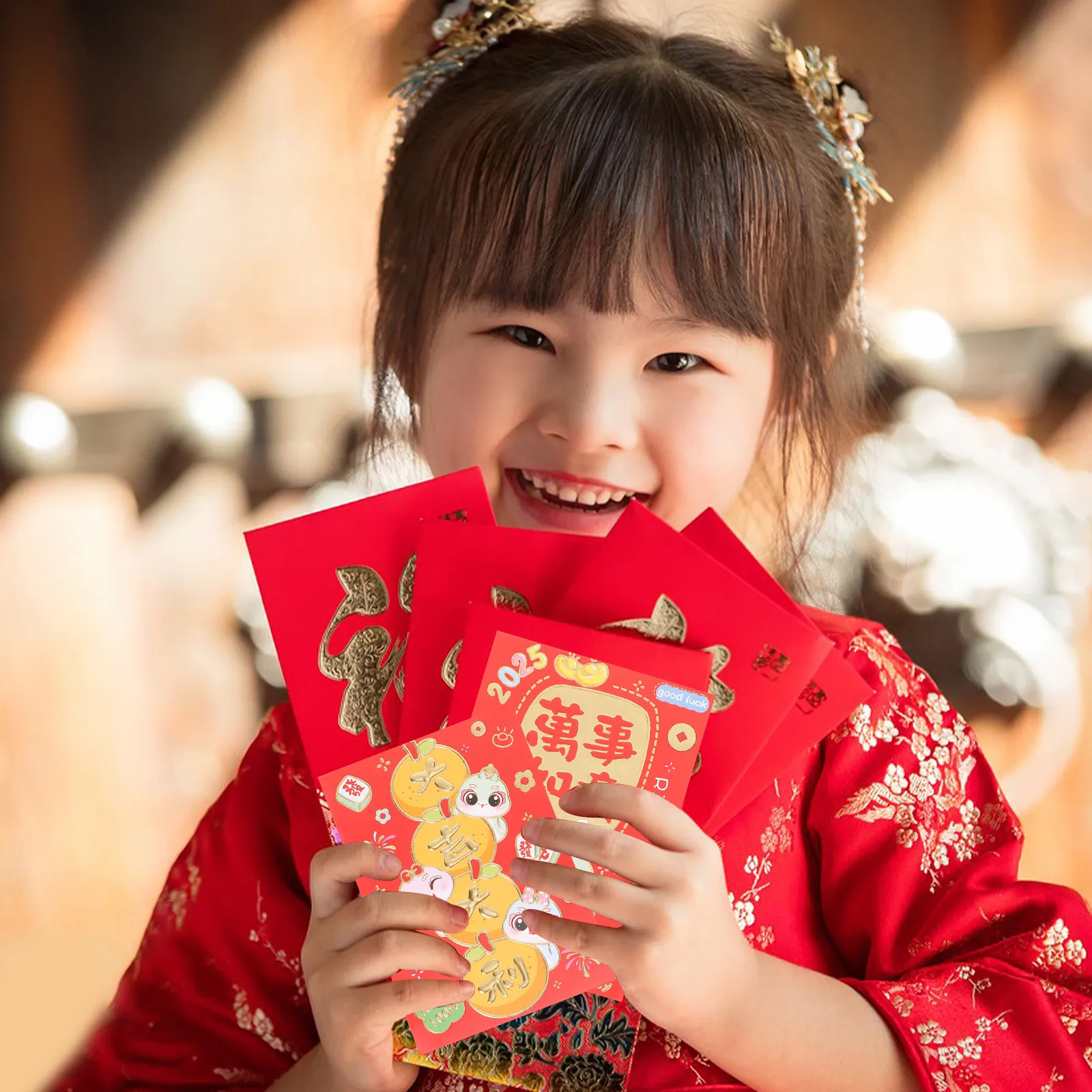 60Pcs Chinese Red Envelopes Traditional Paper Red Packets for Lunar New Year Festival Wedding Money Cash Savings Budgeting
60Pcs Chinese Red Envelopes Traditional Paper Red Packets for Lunar New Year Festival Wedding Money Cash Savings Budgeting