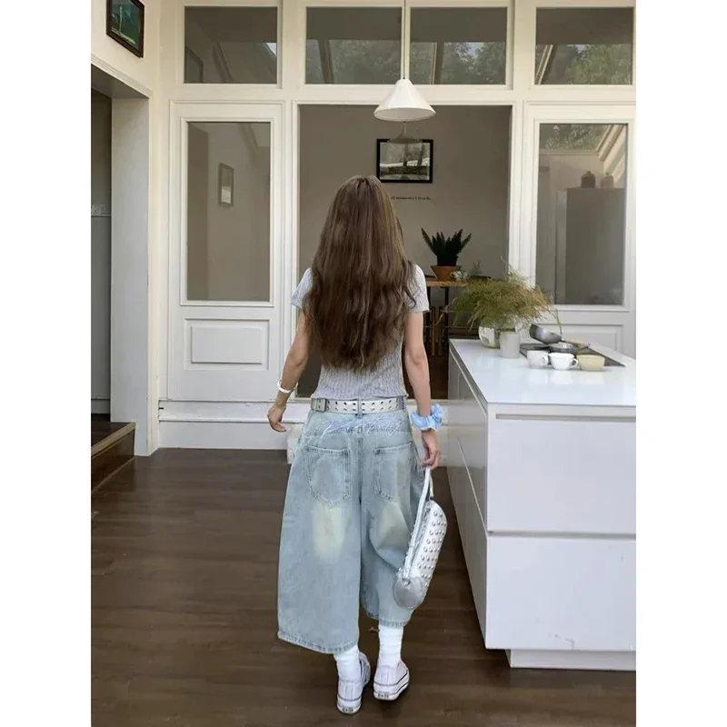 Vintage Embroidery Letter High Street Jeans Women High Waist Hip Hop Baggy Pants Streetwear Y2K American retro Wide Leg Trousers
Vintage Embroidery Letter High Street Jeans Women High Waist Hip Hop Baggy Pants Streetwear Y2K American retro Wide Leg Trousers