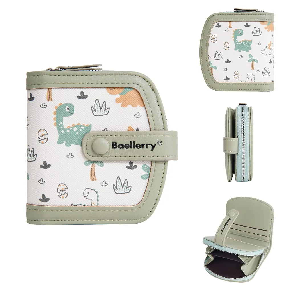 PU Leather Short Wallet Large Capacity Multiple Card Slots ID Bank Card Holders Dinosaur Printed Premium Money Clip
PU Leather Short Wallet Large Capacity Multiple Card Slots ID Bank Card Holders Dinosaur Printed Premium Money Clip