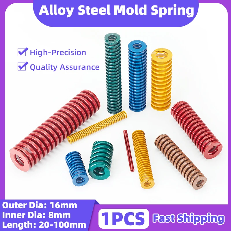 Creamily 1PCS Die Mold Spring Loading Press Alloy Steel Compression Springs Outer Diam=25mm Inner Dia=12.5mm Length=20-100mm
Creamily 1PCS Die Mold Spring Loading Press Alloy Steel Compression Springs Outer Diam=25mm Inner Dia=12.5mm Length=20-100mm