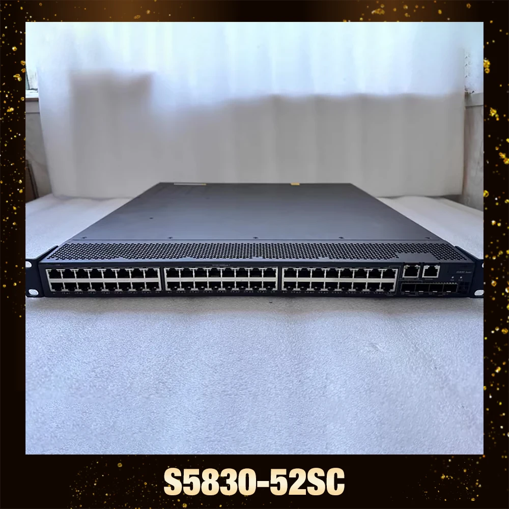 For H3C S5830-52SC 48 port Gigabit Electric 2 Gigabit Optical 2 Gigabit Optical Data Center Core Switch
For H3C S5830-52SC 48 port Gigabit Electric 2 Gigabit Optical 2 Gigabit Optical Data Center Core Switch
