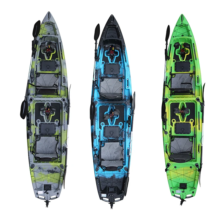 Vicking High Quality Wholesale 2 Seat Plastic Motor Kayak Fishing With Foot Pedal
Vicking High Quality Wholesale 2 Seat Plastic Motor Kayak Fishing With Foot Pedal