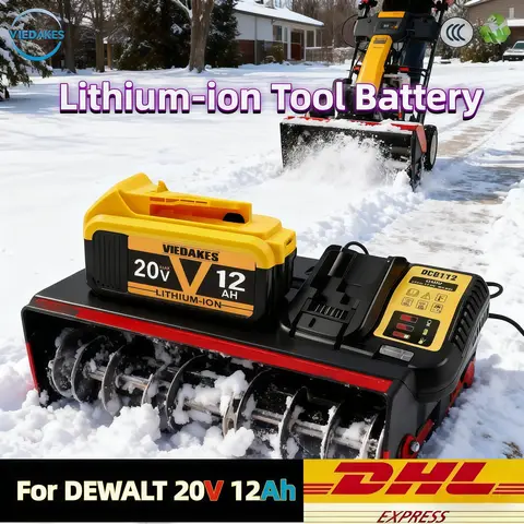 for DEWALT 6.0AH/9.0AH, 20V maximum 60V maximum lithium-ion battery, suitable for DCB204, DCB205, DCB206, DCB609, DCB184, DCB200