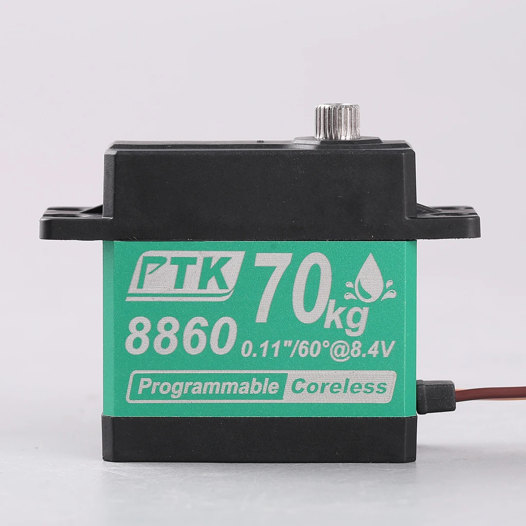 PTK 8860 Сервопривод Зубья из нержавеющей стали 70 кг Модель автомобиля с высоким крутящим моментом Высокоскоростная модель с фиксированным крылом Сервопривод для дрона
PTK 8860 Сервопривод Зубья из нержавеющей стали 70 кг Модель автомобиля с высоким крутящим моментом Высокоскоростная модель с фиксированным крылом Сервопривод для дрона