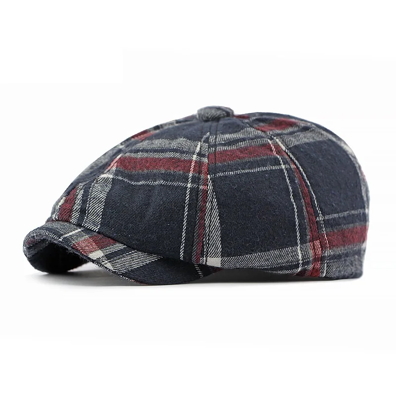 Men's Summer Autumn Newsboy Caps New Plaid Beret Classic Retro Newsboy Hats Men Women Berets Casual Octagonal Cap
Men's Summer Autumn Newsboy Caps New Plaid Beret Classic Retro Newsboy Hats Men Women Berets Casual Octagonal Cap