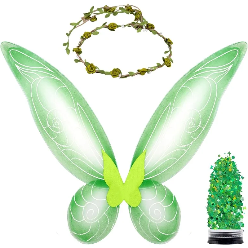 Funcredible Fairy Wings, Crown and Glitter - Fairy Costume Accessories - Butterfly Costume - Halloween Costumes for Women
Funcredible Fairy Wings, Crown and Glitter - Fairy Costume Accessories - Butterfly Costume - Halloween Costumes for Women