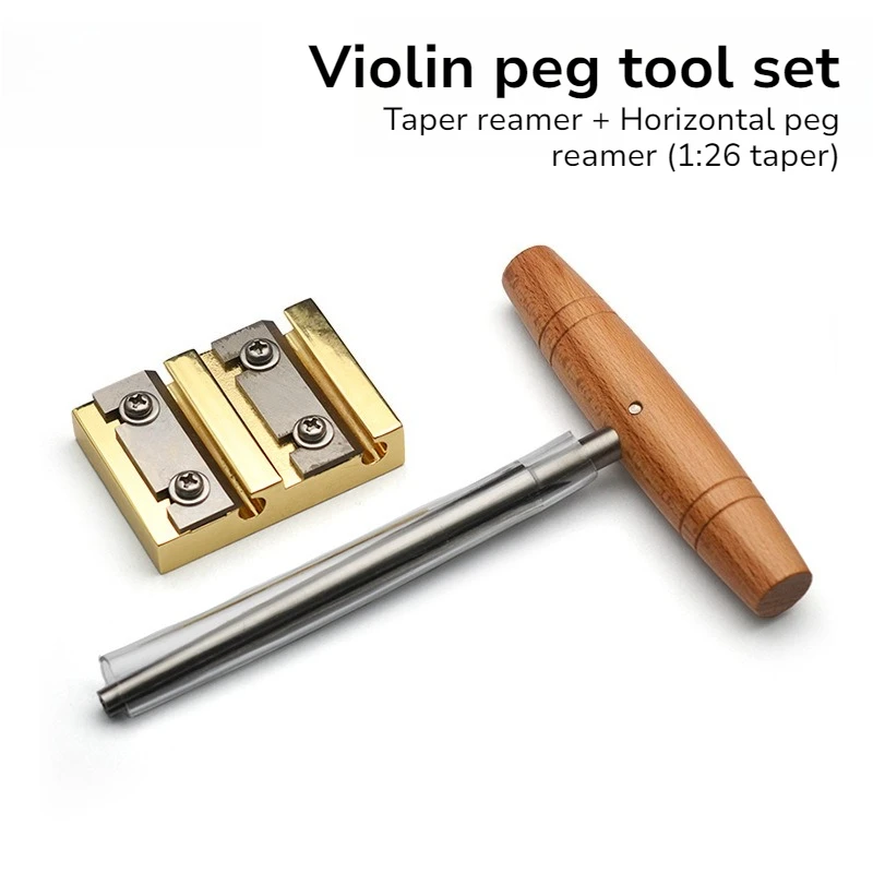 Zinc Alloy Violin Peg Tool Sturdy Durable Smooth Labor-saving Horizontal Peg Reamer Sturdy Durable Musical Instrument Accessory
Zinc Alloy Violin Peg Tool Sturdy Durable Smooth Labor-saving Horizontal Peg Reamer Sturdy Durable Musical Instrument Accessory