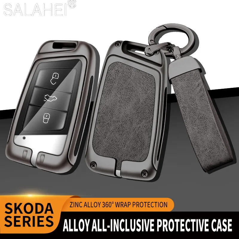 Zinc Alloy Car Key Cover Case Holder Shell Full Protector Fob For Skoda Superb A7 Kodiaq Karoq 2020 2021 Auto Interior Accessory
Zinc Alloy Car Key Cover Case Holder Shell Full Protector Fob For Skoda Superb A7 Kodiaq Karoq 2020 2021 Auto Interior Accessory