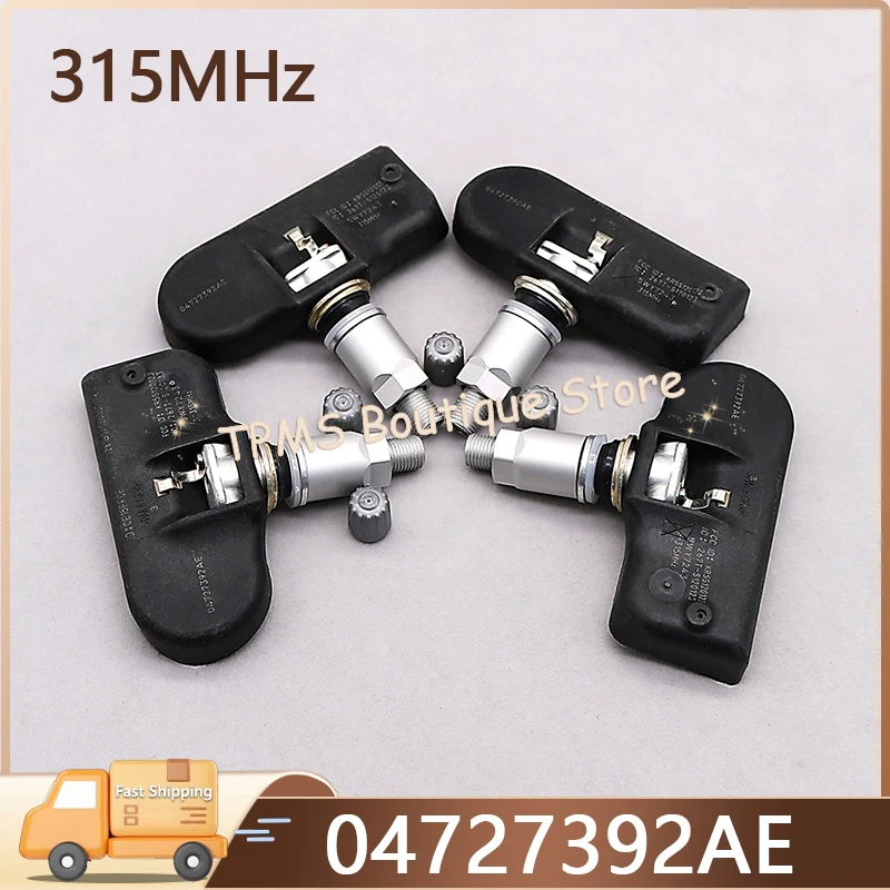 4pcs 04727392AE TPMS Tyre Pressure Sensor For Chrysler Pacifica Town & Country Dodge Caravan Grand Caravan 2004-2005 315MHz
4pcs 04727392AE TPMS Tyre Pressure Sensor For Chrysler Pacifica Town & Country Dodge Caravan Grand Caravan 2004-2005 315MHz