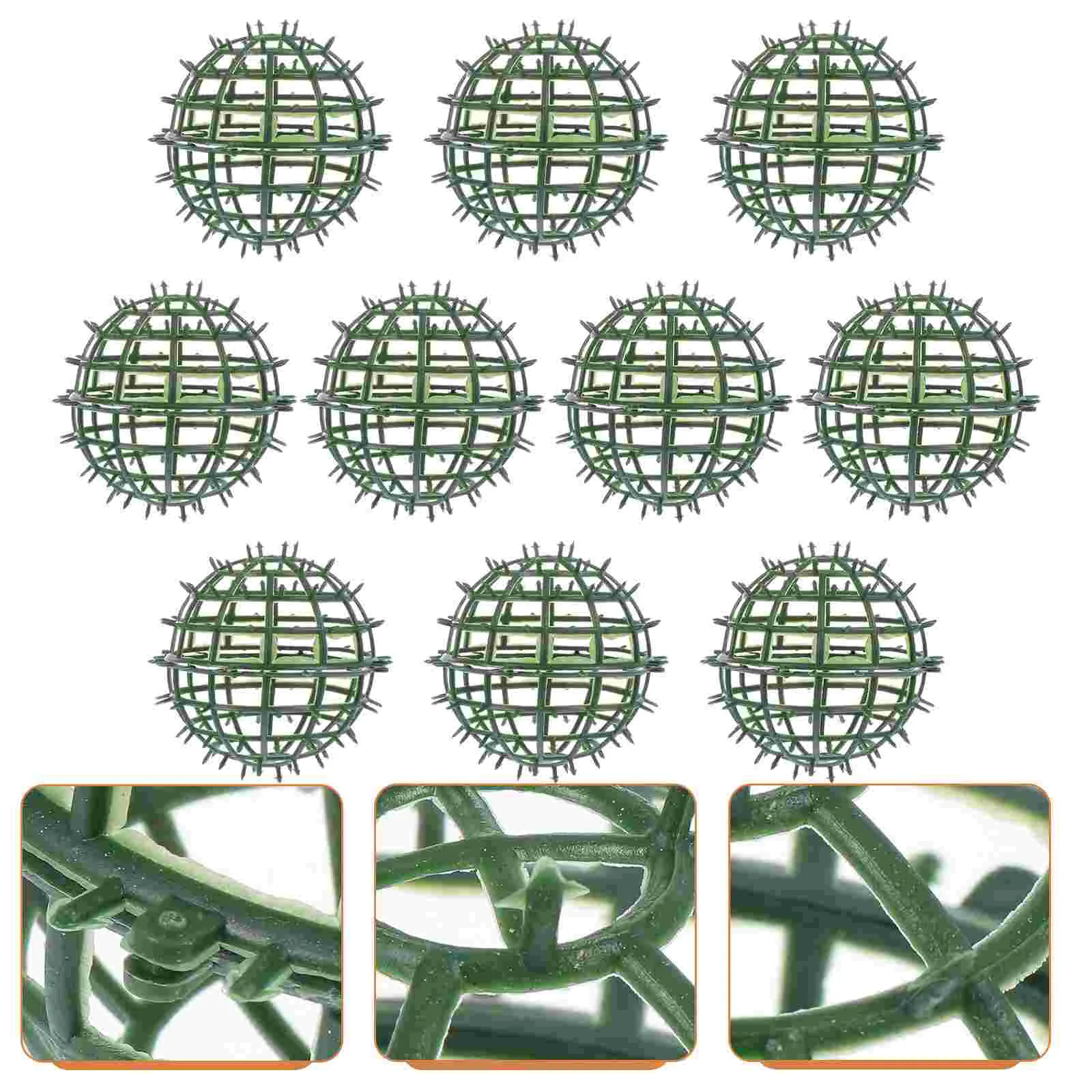 10 Pcs Plastic Floral Tinsel Garland Spheres Topiary Kit Decorative Flower Frame Safe Sturdy Living Room Bedroom Balcony
10 Pcs Plastic Floral Tinsel Garland Spheres Topiary Kit Decorative Flower Frame Safe Sturdy Living Room Bedroom Balcony