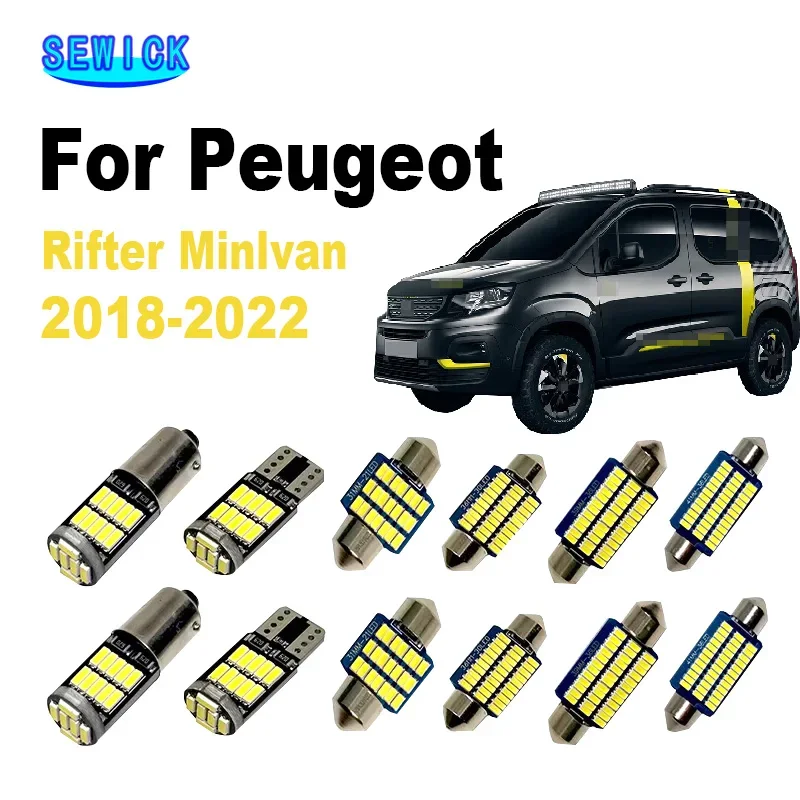 MDNG 10Pcs Canbus For Peugeot Rifter Minivan 2018 2019 2020 2021 2022 Car LED Interior Map Dome Trunk License Plate Light Kit
MDNG 10Pcs Canbus For Peugeot Rifter Minivan 2018 2019 2020 2021 2022 Car LED Interior Map Dome Trunk License Plate Light Kit
