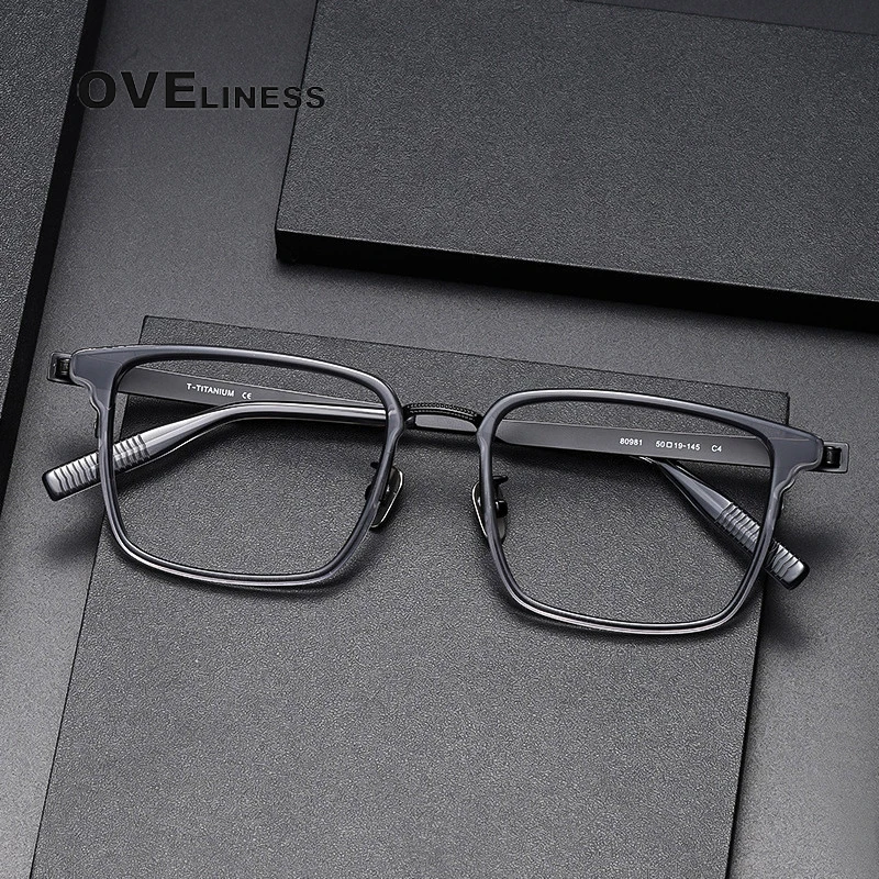 Vintage Acetate Titanium Glasses Frame Men Square Myopia Prescription Optical Eyeglasses Frame Women New Luxury Brand Eyewear
Vintage Acetate Titanium Glasses Frame Men Square Myopia Prescription Optical Eyeglasses Frame Women New Luxury Brand Eyewear