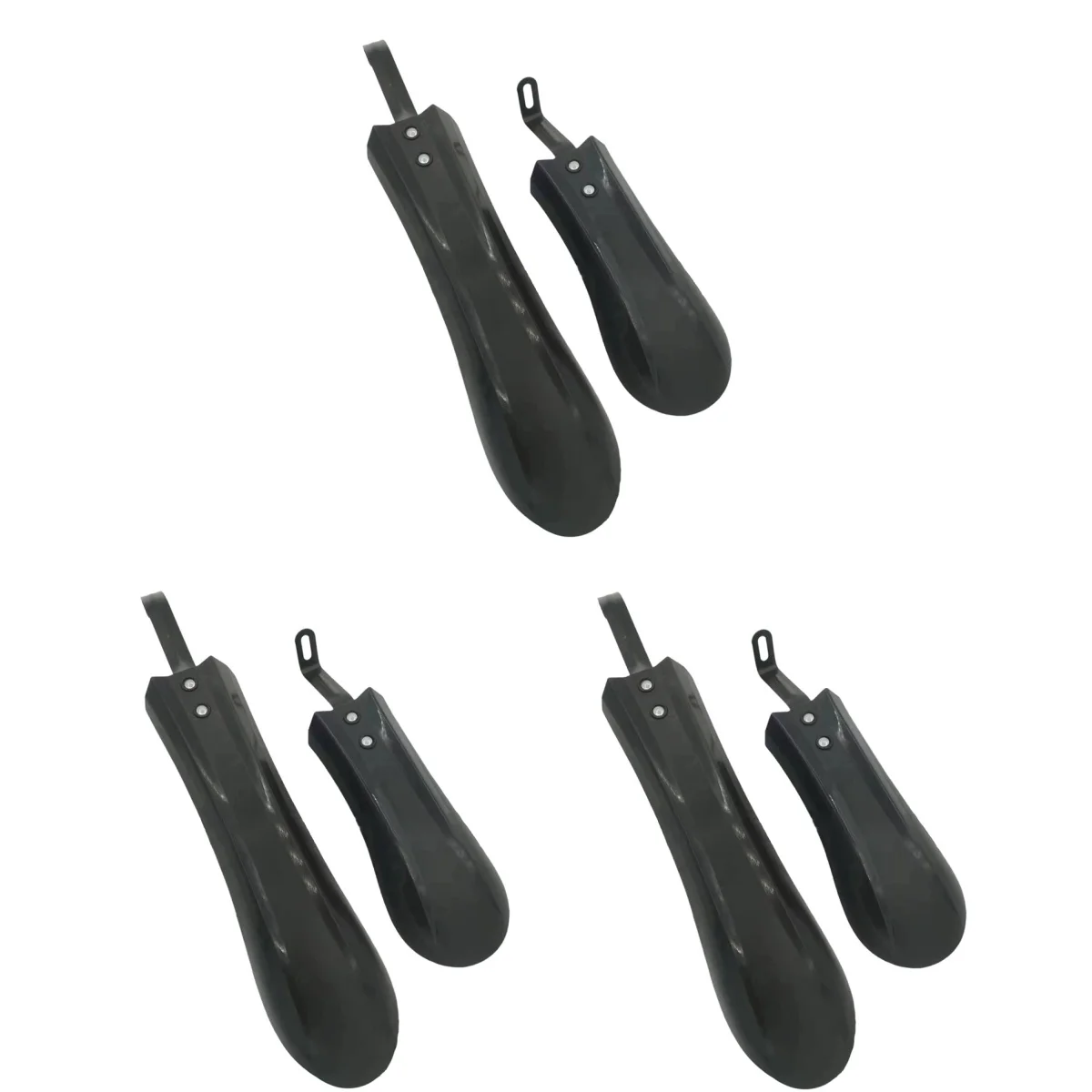 300x88mm Bike Mudguard Bike Mudguard Set Cover 16 Inch Compatibility 18 Inch Compatibility 3 Pair Set Black Color
300x88mm Bike Mudguard Bike Mudguard Set Cover 16 Inch Compatibility 18 Inch Compatibility 3 Pair Set Black Color