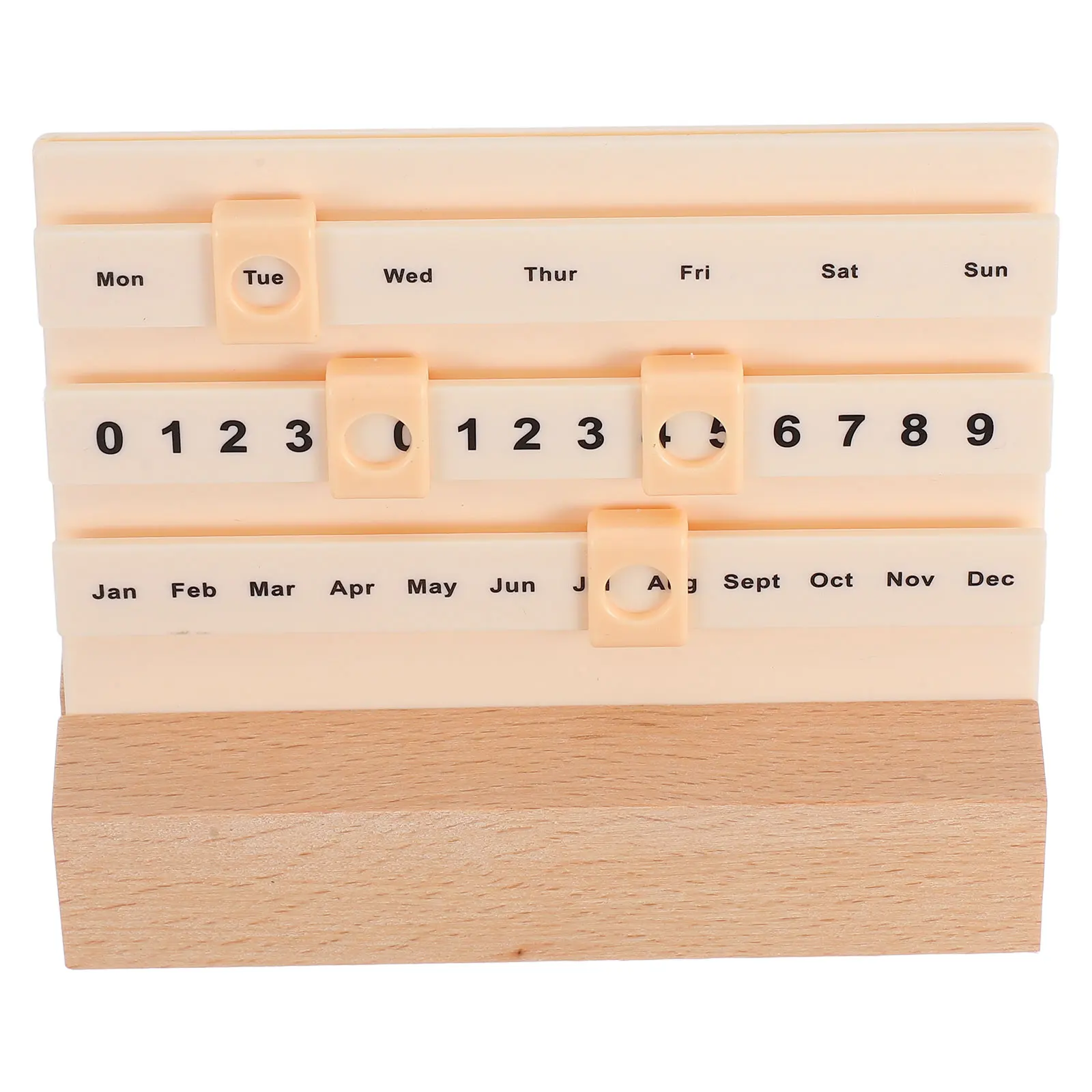 Slider Perpetual Wood Office Ornament Brown Flip Countdown Display Desktop for Home Workspace Wood Desk Block for Desk
Slider Perpetual Wood Office Ornament Brown Flip Countdown Display Desktop for Home Workspace Wood Desk Block for Desk