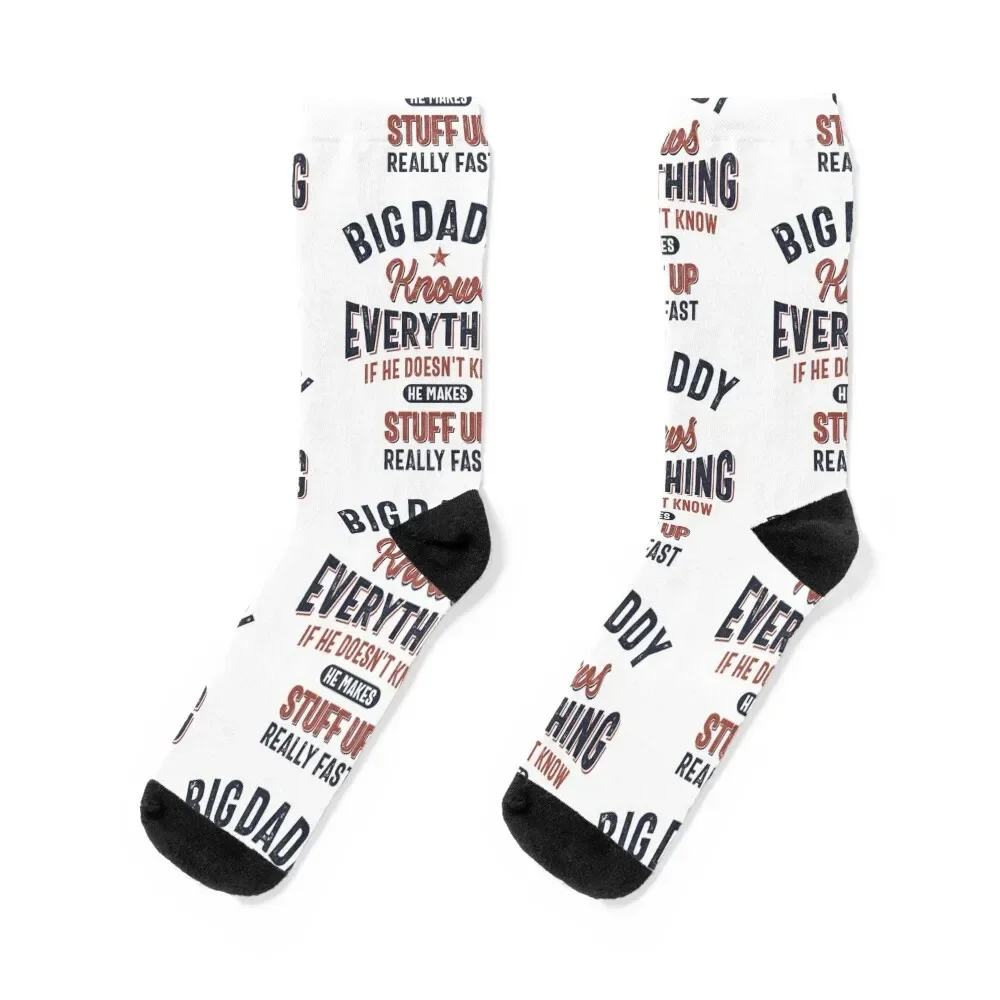 Big Daddy Knows Everything Father Grandpa Gift Socks ankle Heating sock professional running Toe sports Women's Socks Men's
Big Daddy Knows Everything Father Grandpa Gift Socks ankle Heating sock professional running Toe sports Women's Socks Men's