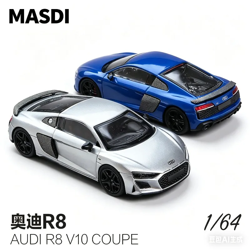 MASDI1: 64 Alloy New Audi R8 V10 Gray Sports Car Simulation Model Collectible Display Ornament
MASDI1: 64 Alloy New Audi R8 V10 Gray Sports Car Simulation Model Collectible Display Ornament