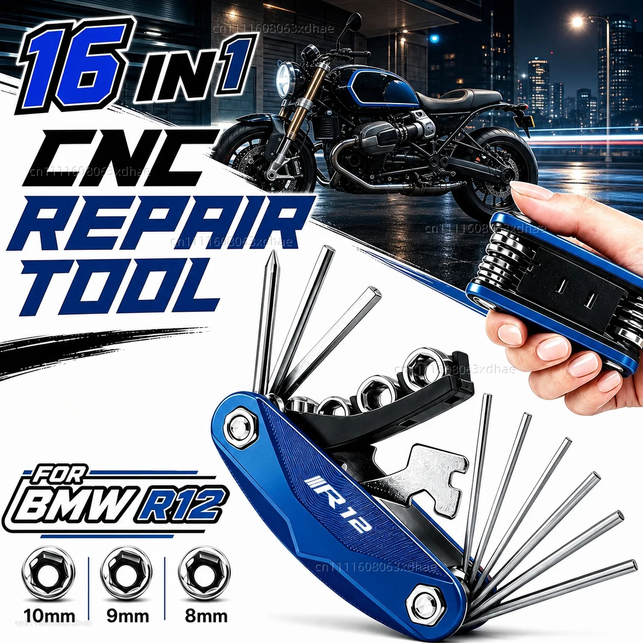 FOR BMW R12 1936-1942 Motorcycle Tool Repair Kit Multifunctional Screwdriver Wrench Hex Key Set Portable Bike Maintenance Tool
FOR BMW R12 1936-1942 Motorcycle Tool Repair Kit Multifunctional Screwdriver Wrench Hex Key Set Portable Bike Maintenance Tool