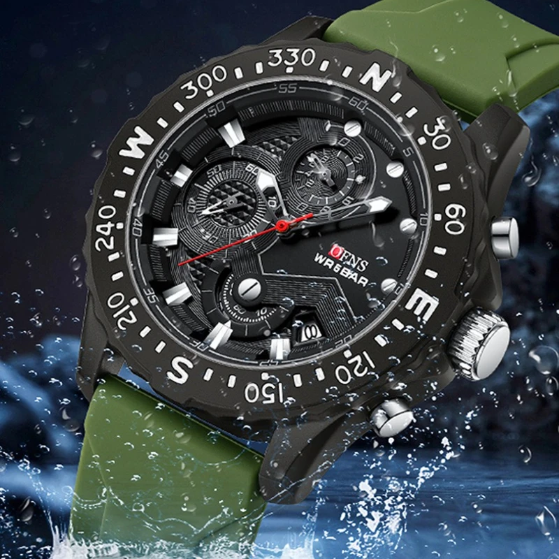 OFNS1302 Trendy Personalized Men's Business Six Needle Waterproof Calendar Quartz Night Light Timer Watches for Man Reloj Hombre 
OFNS1302 Trendy Personalized Men's Business Six Needle Waterproof Calendar Quartz Night Light Timer Watches for Man Reloj Hombre