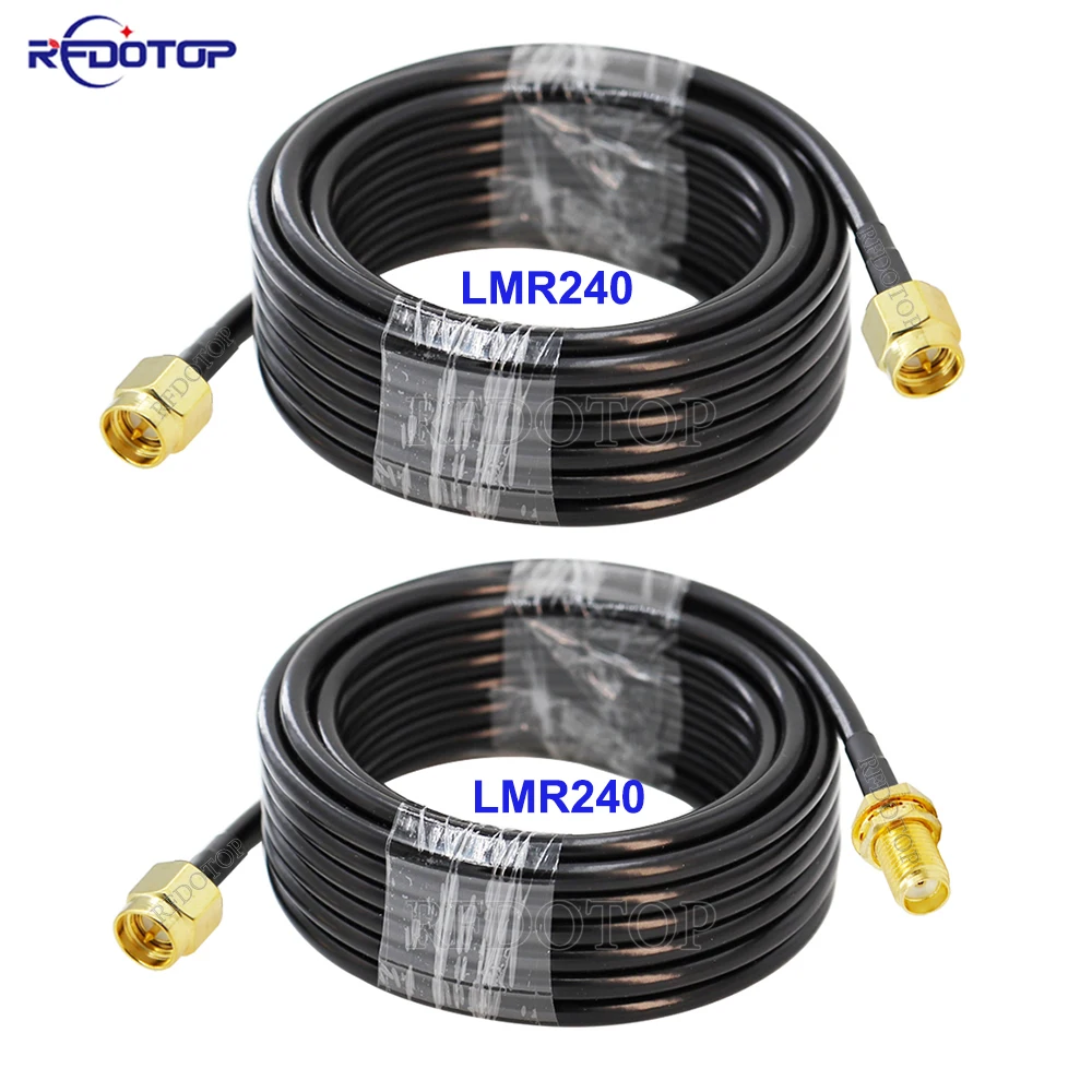 1Pcs SMA to SMA Male / Female Connector LMR240 50-4 50ohm Coaxial Cable WiFi Antenna Extension Cable Connector Adapter Pigtail
1Pcs SMA to SMA Male / Female Connector LMR240 50-4 50ohm Coaxial Cable WiFi Antenna Extension Cable Connector Adapter Pigtail