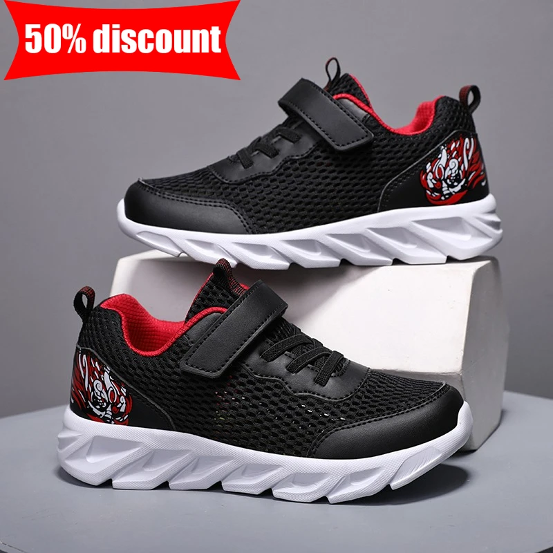 Children Sports Shoes Boys Mesh Ultra Light Soft Sole Walking Shoes Summer Fashionable Street Comfortable Rebound Casual Shoes
Children Sports Shoes Boys Mesh Ultra Light Soft Sole Walking Shoes Summer Fashionable Street Comfortable Rebound Casual Shoes