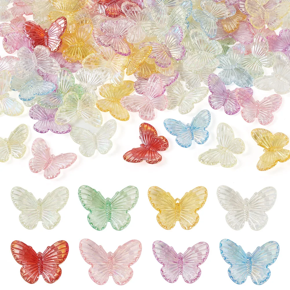 50/100pcs Transparent Acrylic Pendants Butterfly Animal Charms DIY 3D Keychain Bracelets Pendant For Jewelry Making
50/100pcs Transparent Acrylic Pendants Butterfly Animal Charms DIY 3D Keychain Bracelets Pendant For Jewelry Making