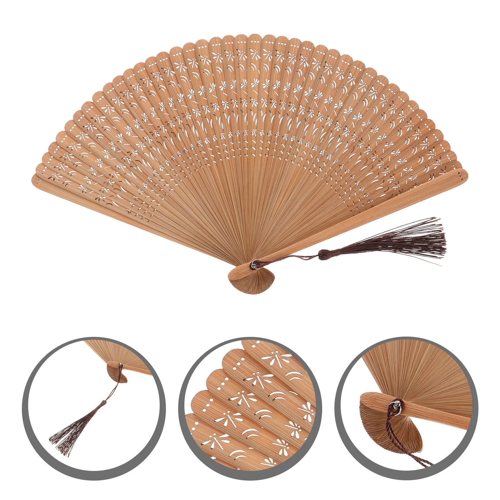 Изысканный складной веер из бамбука с традиционным китайским дизайном и ажурной резьбой – летний охлаждающий аксессуар для женщин на свадьбу или фестиваль
Изысканный складной веер из бамбука с традиционным китайским дизайном и ажурной резьбой – летний охлаждающий аксессуар для женщин на свадьбу или фестиваль