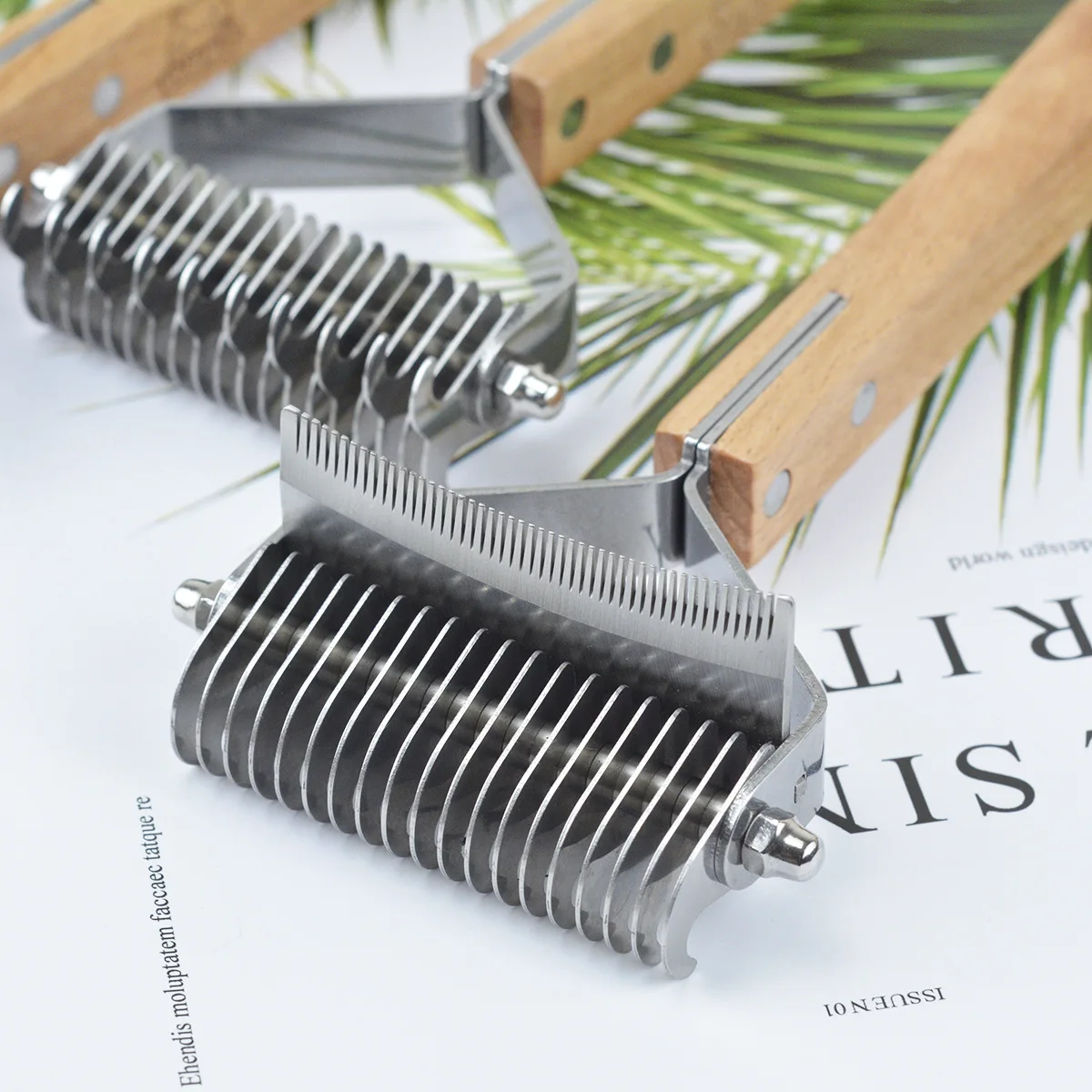 Professional Triple Function Pet Comb for Dog Grooming and Cleaning - Knot Remover, Mat Tamer, and Float Hair Collector
Professional Triple Function Pet Comb for Dog Grooming and Cleaning - Knot Remover, Mat Tamer, and Float Hair Collector