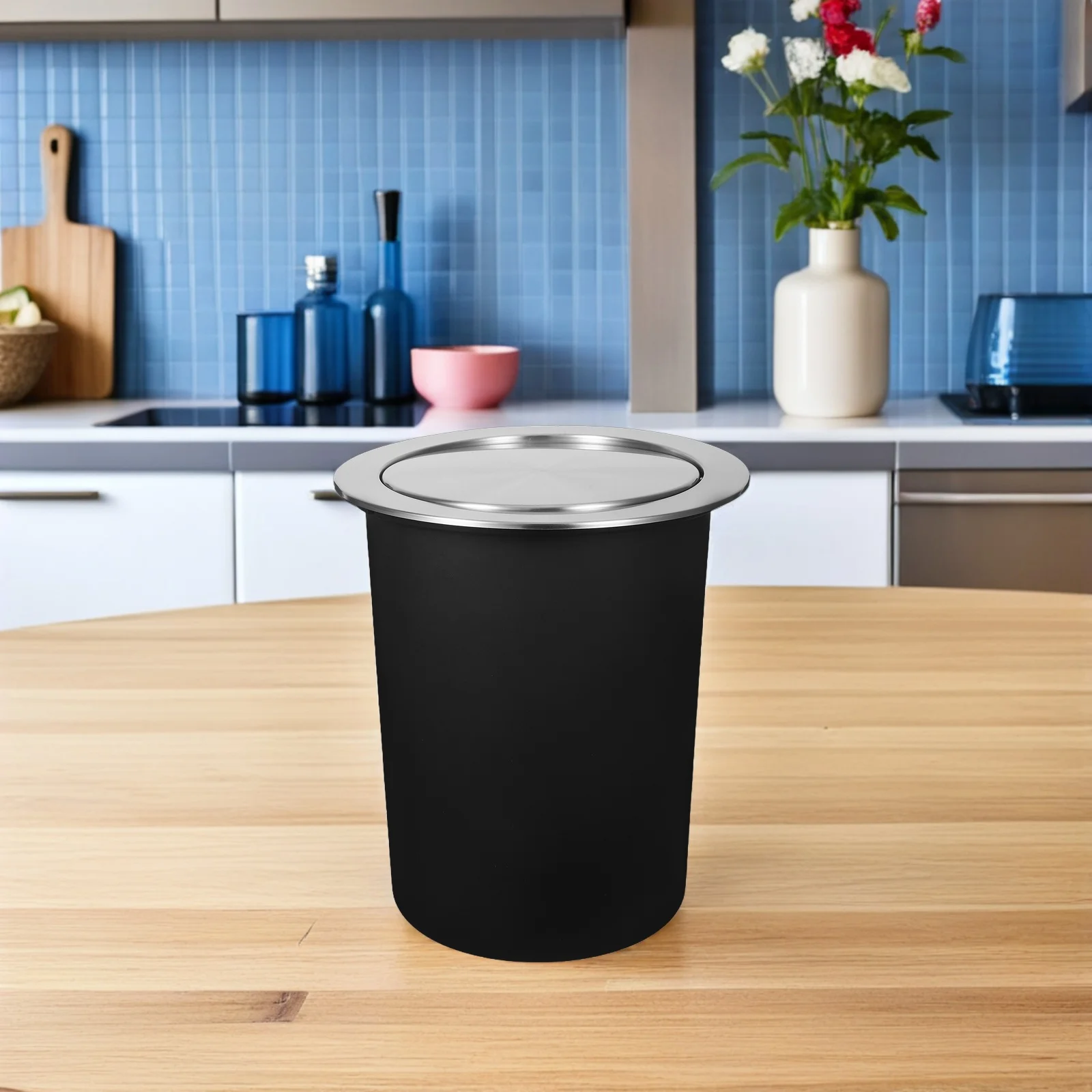 1 set 1 Set Stainless Steel Countertop Trash Can Cabinet Garbage Bin With Lid Modern Space Saving Odor Control Sealed
1 set 1 Set Stainless Steel Countertop Trash Can Cabinet Garbage Bin With Lid Modern Space Saving Odor Control Sealed