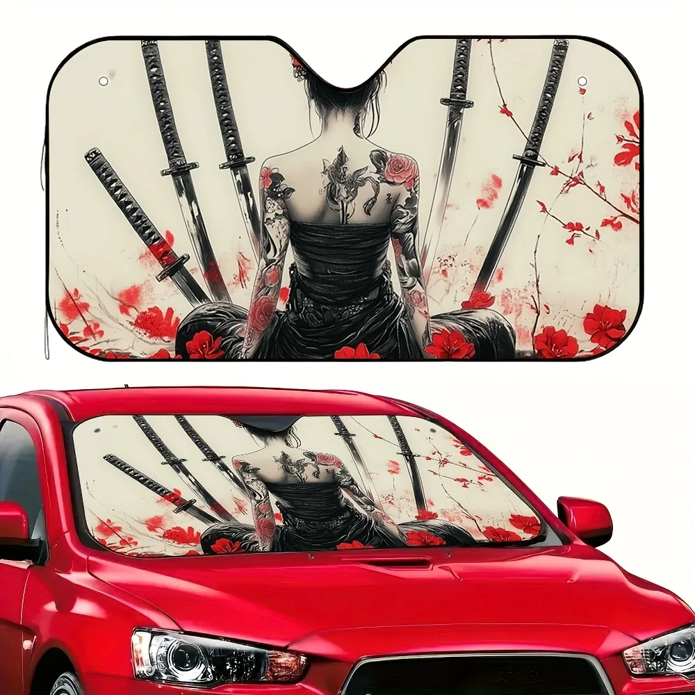 1pc Sakura Warrior Female Shadow Print Sunshade – Stylish & Efficient, Keeps Your Cool, Includes 4 Suction Cups For Easy Mount
1pc Sakura Warrior Female Shadow Print Sunshade – Stylish & Efficient, Keeps Your Cool, Includes 4 Suction Cups For Easy Mount