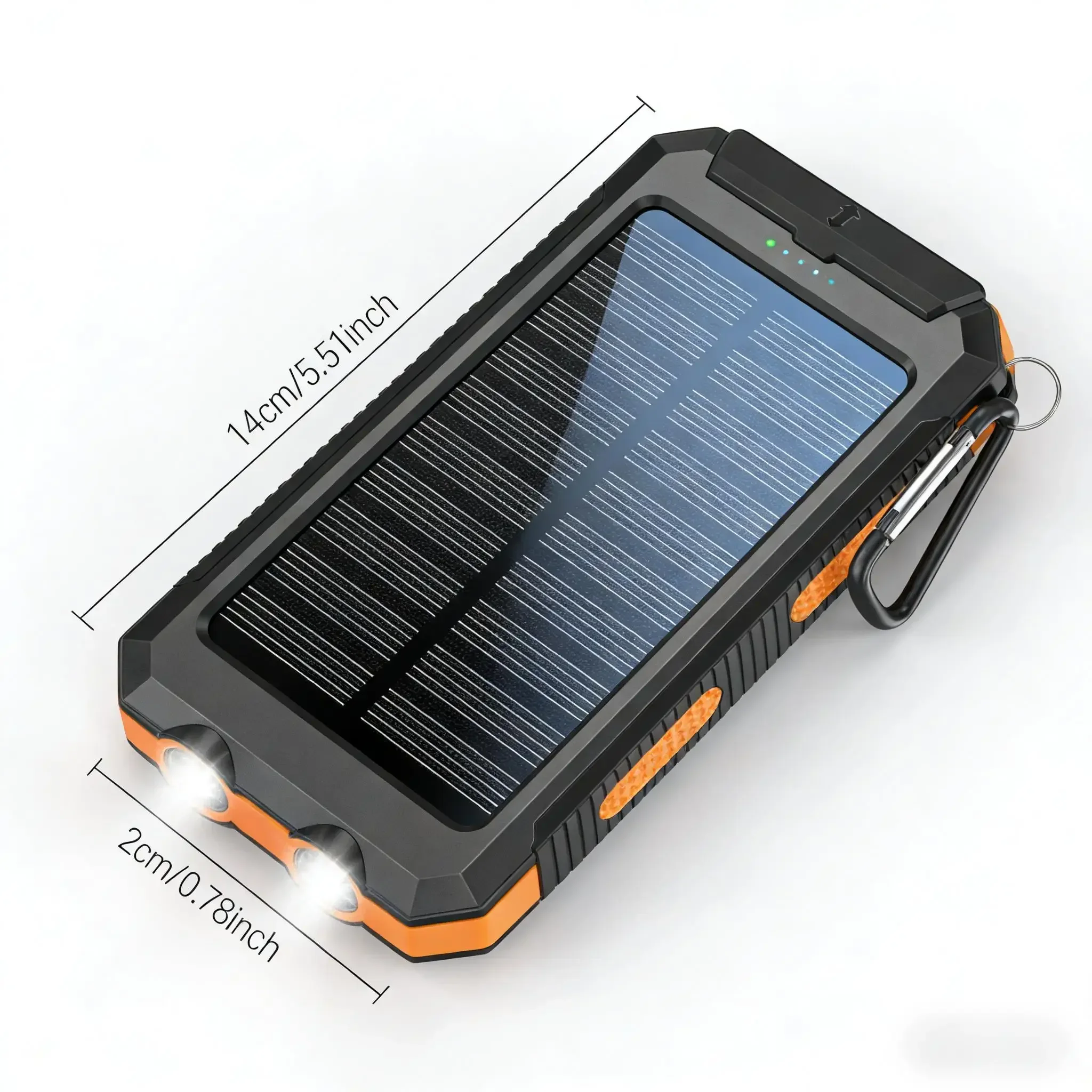 Необходимый аккумулятор на солнечной батарее емкостью 10000 мАч для пешего туризма, кемпинга, компас, светодиодный светильник, аварийная быстрая зарядка
Необходимый аккумулятор на солнечной батарее емкостью 10000 мАч для пешего туризма, кемпинга, компас, светодиодный светильник, аварийная быстрая зарядка