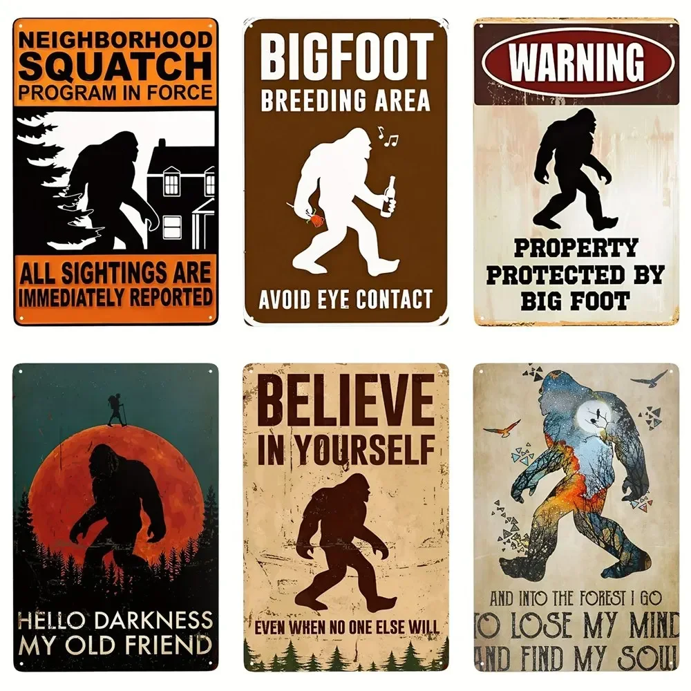 Gorilla Retro Warning Sign Bigfoot Funny Poster Decorative Sign for Home Room Bedroom Toilet Cafe Bar Outdoor Wall Decor Gift
Gorilla Retro Warning Sign Bigfoot Funny Poster Decorative Sign for Home Room Bedroom Toilet Cafe Bar Outdoor Wall Decor Gift