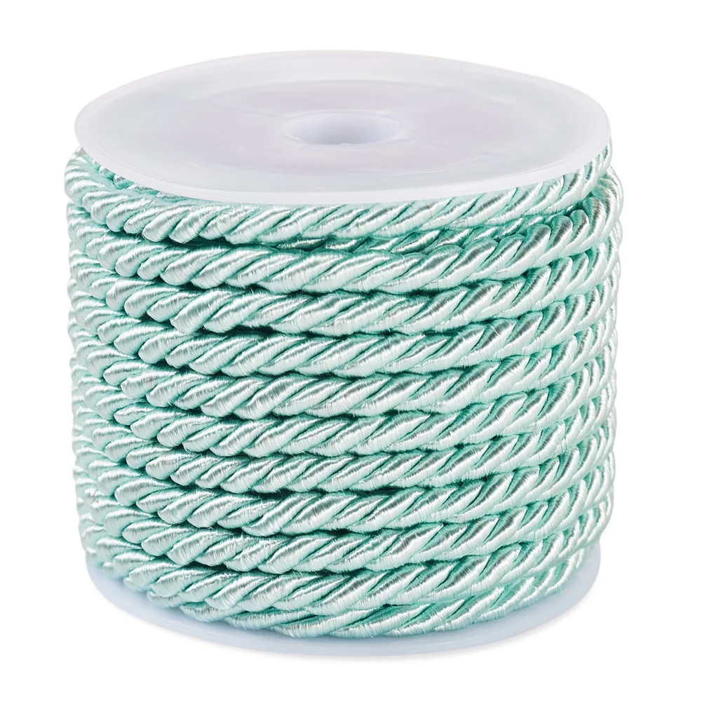 about 5m/Roll 3mm Braided Polyester Cord Decorative Twisted Satin Polyester Twine Cord Rope String Thread for DIY Jewelry Making
about 5m/Roll 3mm Braided Polyester Cord Decorative Twisted Satin Polyester Twine Cord Rope String Thread for DIY Jewelry Making
