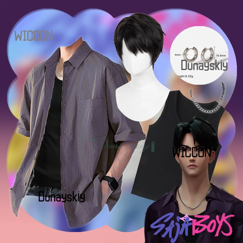 Saja Boys Jinu Косплей Костюм Аниме Фильм K-Pop Охотники Демонов Парик Косплей Парик Хэллоуин Вечеринка Группа Аксессуары Карнавал ForMan
Saja Boys Jinu Косплей Костюм Аниме Фильм K-Pop Охотники Демонов Парик Косплей Парик Хэллоуин Вечеринка Группа Аксессуары Карнавал ForMan
