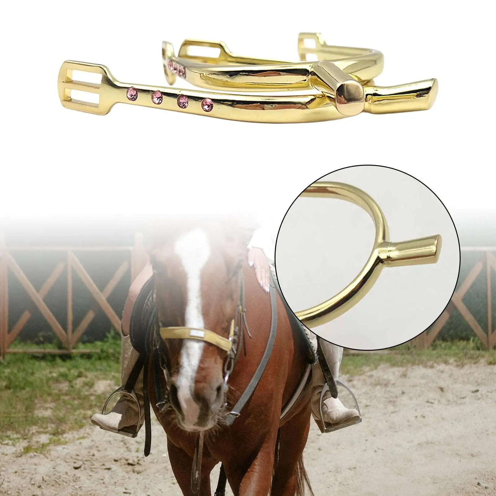Horse Spurs Elegant Iron Riding Spurs Equestrian Tools for Outdoor Training and Ranch Horsemanship Enthusiasts
Horse Spurs Elegant Iron Riding Spurs Equestrian Tools for Outdoor Training and Ranch Horsemanship Enthusiasts