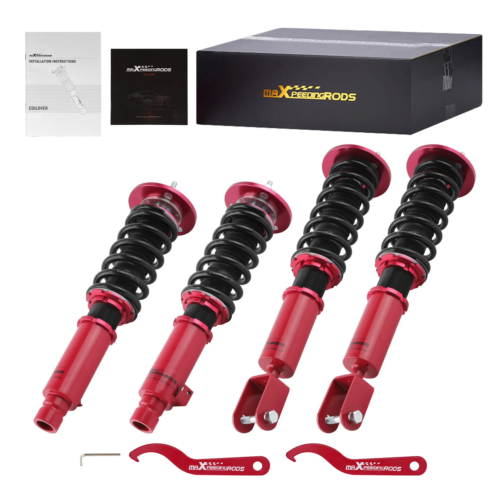 Maxpeedingrods 24-сторонняя Регулируемая гоночная подвеска Coilover для Acura TL FWD/AWD 2009-2014 спиральные подвесные Распорки амортизаторы
Maxpeedingrods 24-сторонняя Регулируемая гоночная подвеска Coilover для Acura TL FWD/AWD 2009-2014 спиральные подвесные Распорки амортизаторы