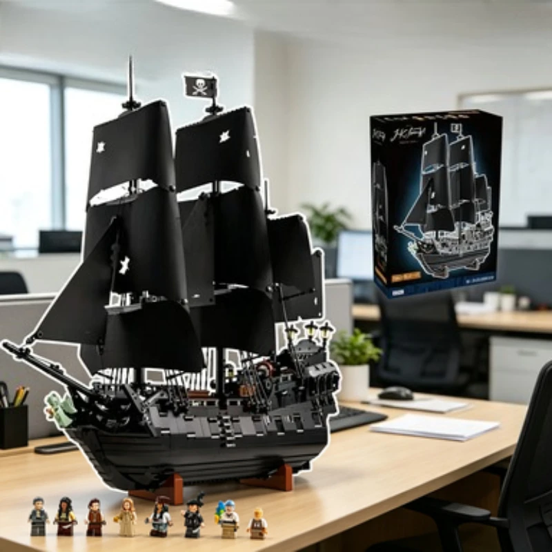 Bandai 10365 Sea Pirate Ship Black Pearl Building Blocks Sailboat Craft Model Festival Gift compatible with LEGO bricks
Bandai 10365 Sea Pirate Ship Black Pearl Building Blocks Sailboat Craft Model Festival Gift compatible with LEGO bricks