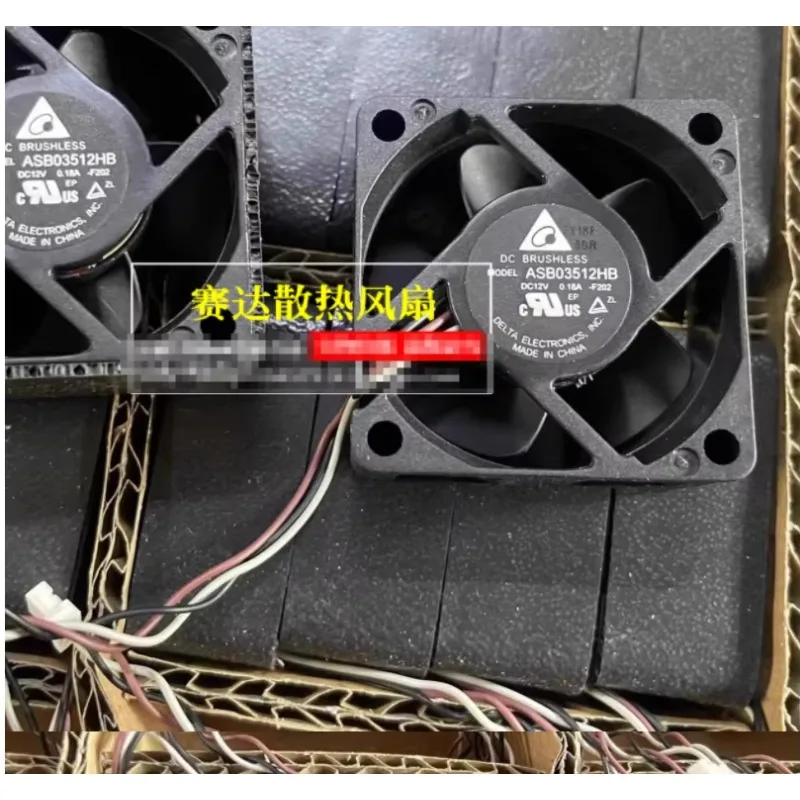 Delta Electronics ASB03512HB DC 12V 0.18A 35x35x15mm 3-Wire Server Cooling Fan
Delta Electronics ASB03512HB DC 12V 0.18A 35x35x15mm 3-Wire Server Cooling Fan