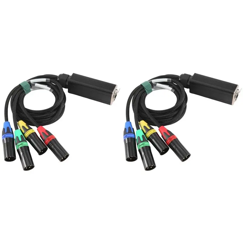 【DIGITAL GADGET】2X XLR 4-Channel 3-Pin Multi Network Stage And Studio Connection, XLR Male And Female Cable Stage Audio RJ45(NE8
【DIGITAL GADGET】2X XLR 4-Channel 3-Pin Multi Network Stage And Studio Connection, XLR Male And Female Cable Stage Audio RJ45(NE8
