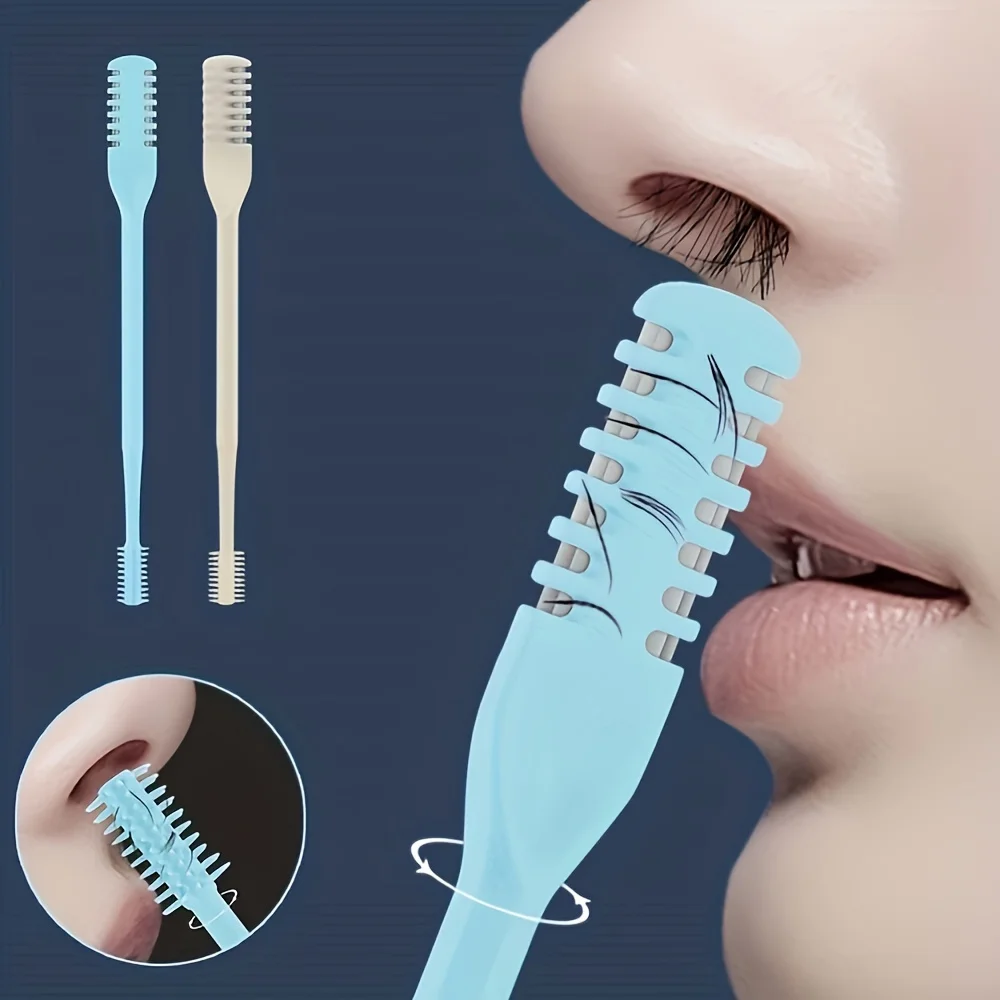 1Pcs Double-Sided Manual Nose Hair Trimmer 360-Degree Rotating Design for Men Women Personal Grooming, Home Travel Use
1Pcs Double-Sided Manual Nose Hair Trimmer 360-Degree Rotating Design for Men Women Personal Grooming, Home Travel Use