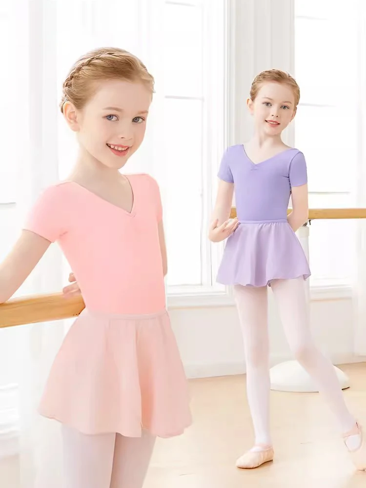 Kids Girls Ballet Leotards Gymnastics Costume Short Sleeve Nylon Dance Leotards with Lining Toddler Pink Ballet Bodysuit Wear
Kids Girls Ballet Leotards Gymnastics Costume Short Sleeve Nylon Dance Leotards with Lining Toddler Pink Ballet Bodysuit Wear
