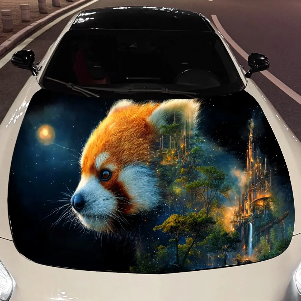 Star City Red Panda Legend Car Vinyl Wrap, PVC Material Waterproof Car Hood Sticker, Self-Adhesive Scratch-Resistant Stickers fo
Star City Red Panda Legend Car Vinyl Wrap, PVC Material Waterproof Car Hood Sticker, Self-Adhesive Scratch-Resistant Stickers fo
