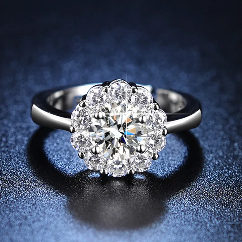 BR 6.5mm 925 Pure Silver Elegant Round Ring with D VVS1 Grade High-Quality Moissanite Jewelry
BR 6.5mm 925 Pure Silver Elegant Round Ring with D VVS1 Grade High-Quality Moissanite Jewelry